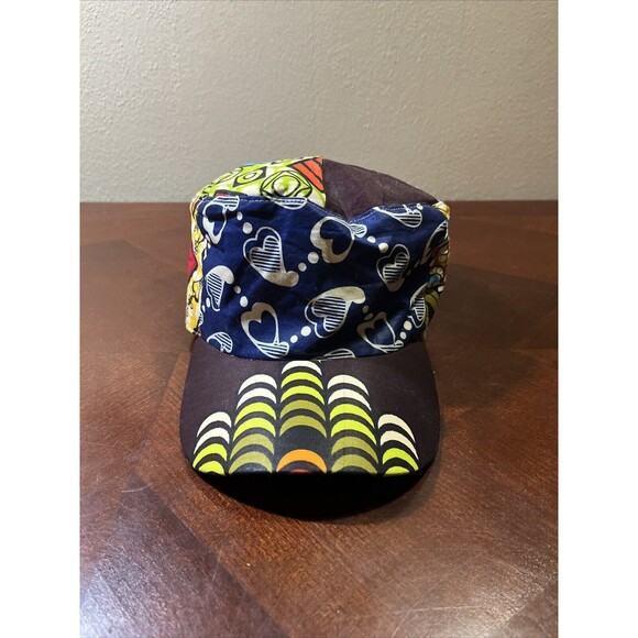 Vintage Mosaic  Pattern  Trucker Hat One Size  Retro Colorful - Picture 2 of 3